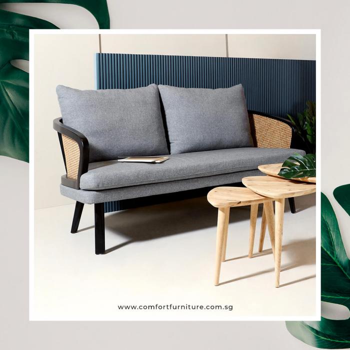 Rafael Rattan 2–Seater Sofa